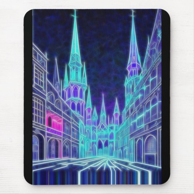 Bending Acropolis Mouse Pad (Front)