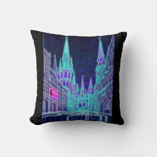 Bending Acropolis Throw Pillow