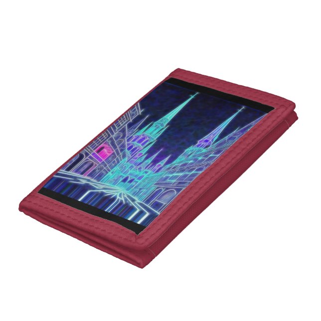 Bending Acropolis Tri-fold Wallet (Bottom)