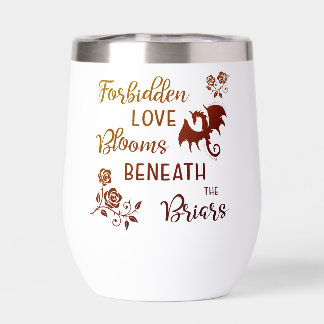 Beneath the Briars Brenda K Davies Thermal Wine Tumbler