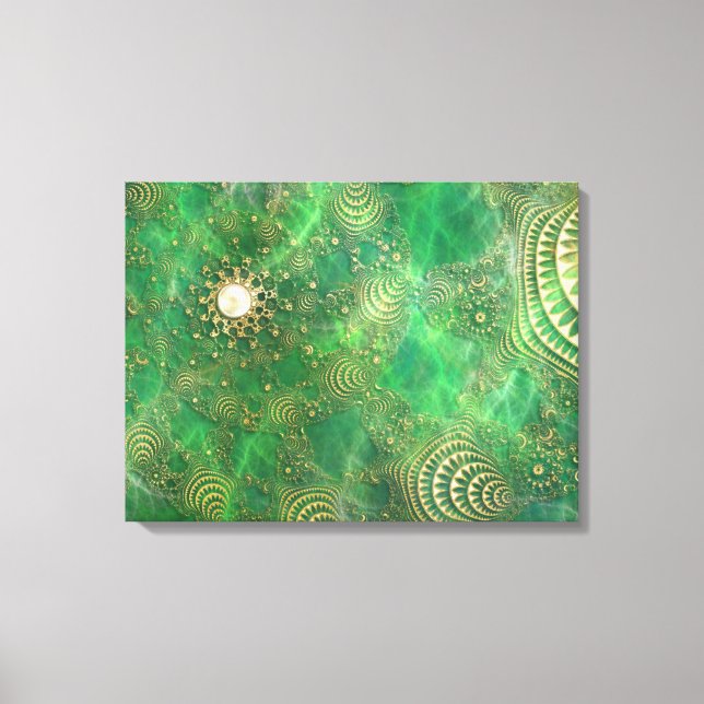 Beneath the Emerald Sea Canvas Print (Front)