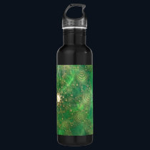 Beneath the Emerald Sea Stainless Steel Water Bottle