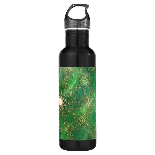 Beneath the Emerald Sea Stainless Steel Water Bottle (Front)