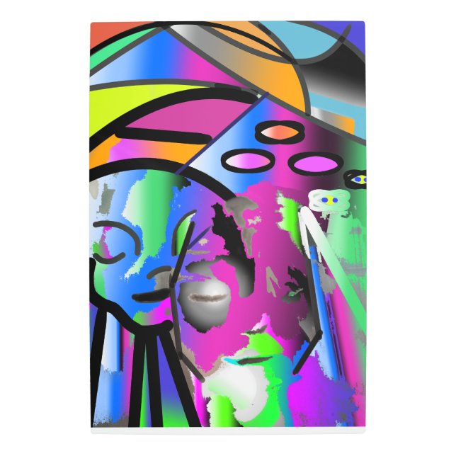 Beneath the Noice  Metal Print (Front)