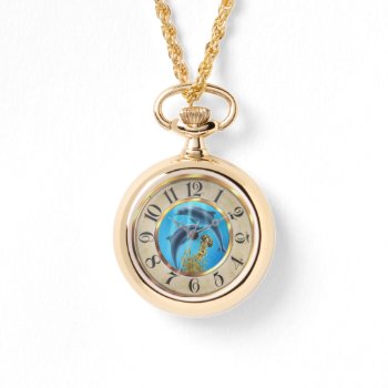 "beneath The Sea" Watch Necklace by SharonCullars at Zazzle