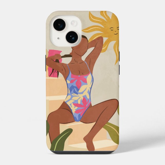 Beneath the Smiling Sun Iphone Case (Back)
