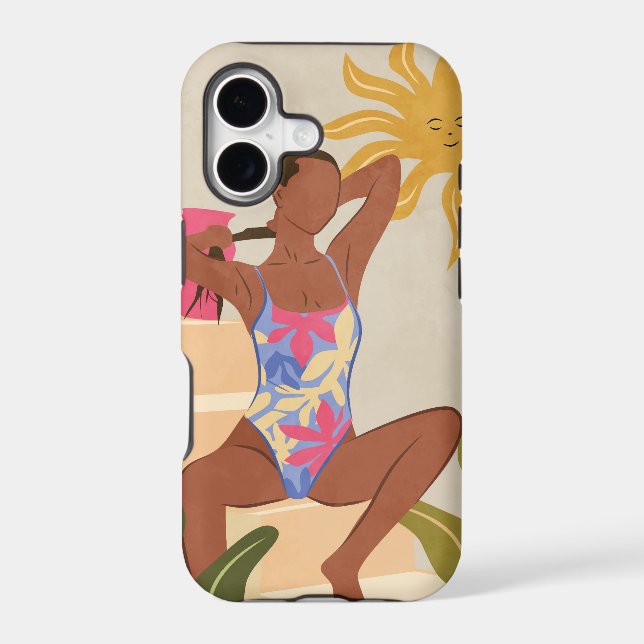 Beneath the Smiling Sun Iphone Case (Back)