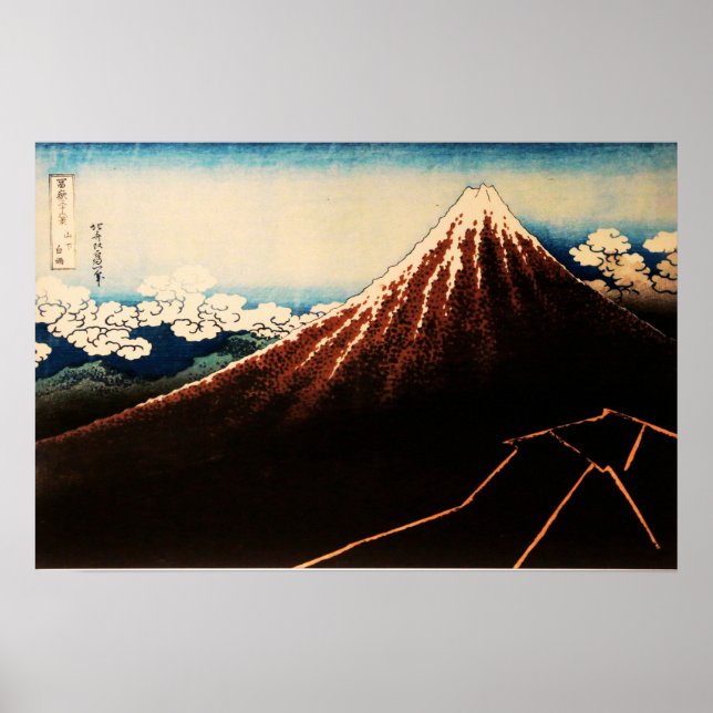 Beneath the Summit Ukiyo-e Japanese Art Poster (Front)