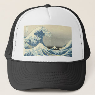 Beneath the Wave off Kamagawa Trucker Hat