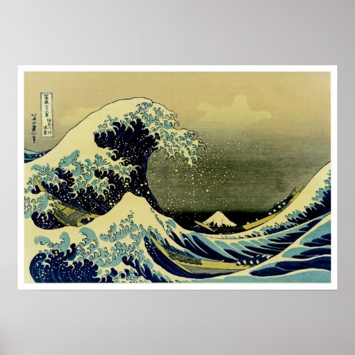 Beneath the Wave off Kanagawa Poster