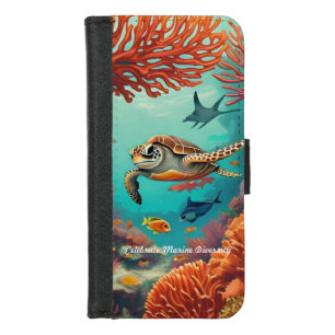 "Beneath the Waves" iPhone 8/7 Wallet Case