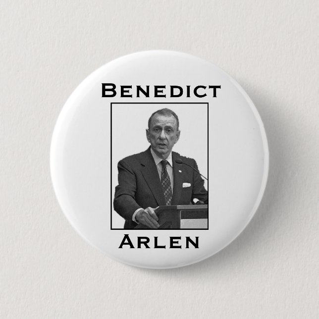 Benedict Arlen Pinback Button (Front)