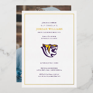 Benedict College Graduation Foil Invitation