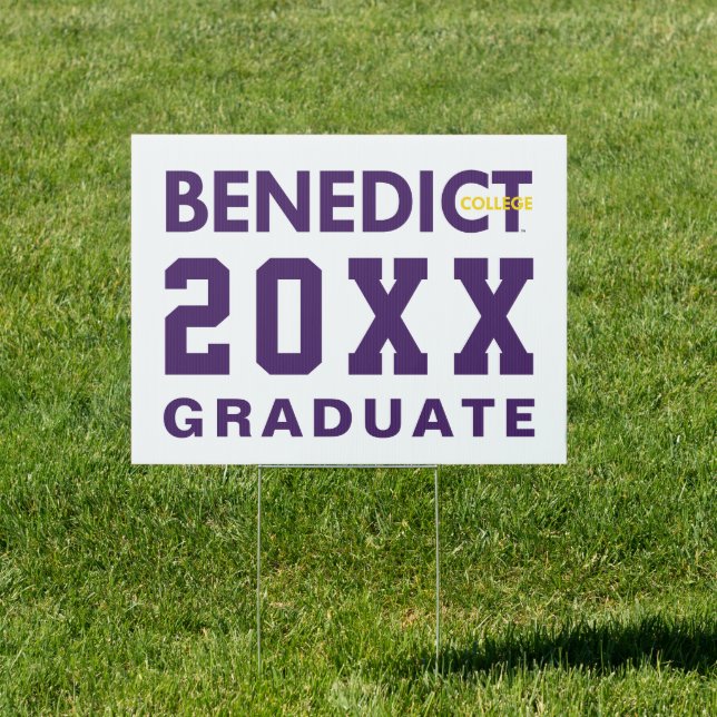 Benedict College Graduation Sign (Insitu)