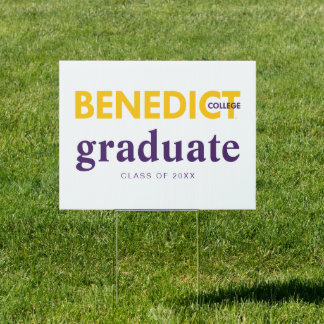 Benedict College Graduation Sign