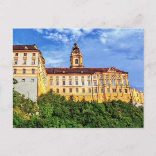 Benedictine abbey Melk Austria Postcard