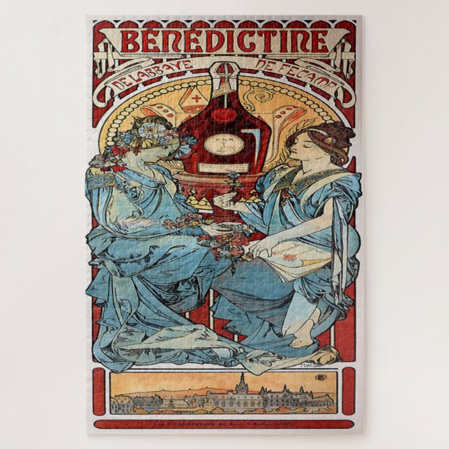 Bénédictine by Alphonse Mucha  Jigsaw Puzzle (Vertical)