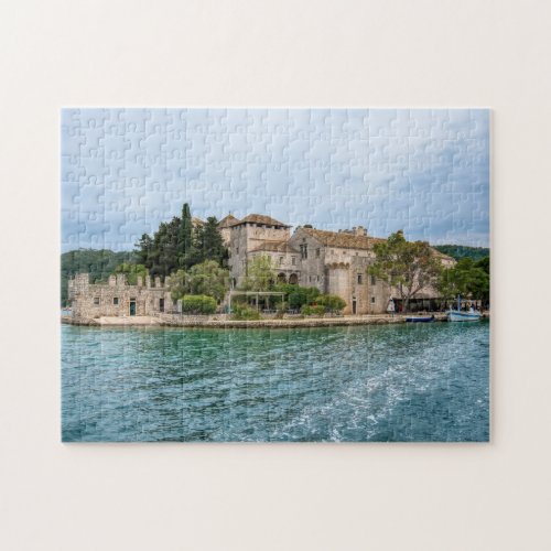 Benedictine monastery on Mljet island _ Croatia Jigsaw Puzzle