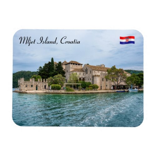 Benedictine monastery on Mljet island _ Croatia Magnet