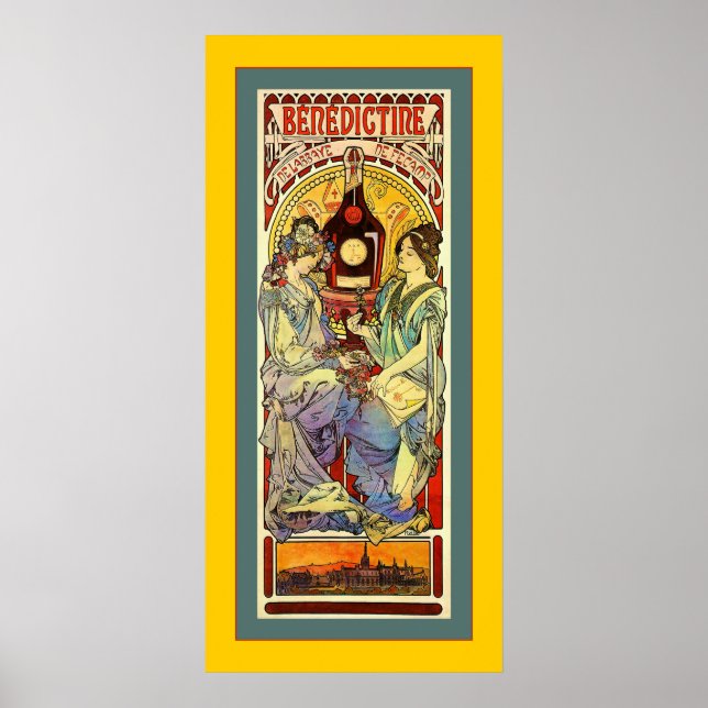 Benedictine ~ Vintage Advertising Poster (Front)