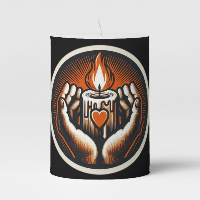 BENEFIT CONCERT PILLAR CANDLE (Front)