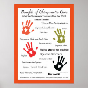 Benefits of Chiropractic Care Poster Customize