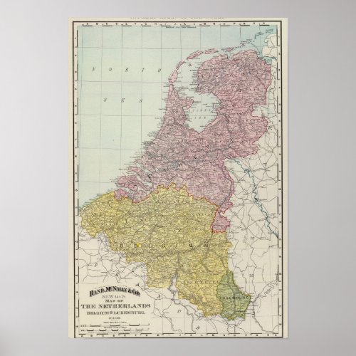 Benelux Countries Poster