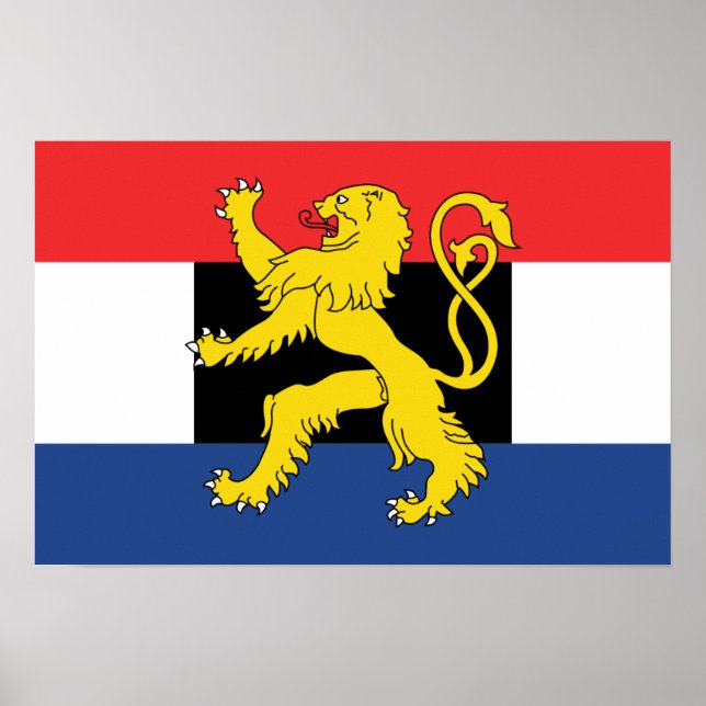 Benelux Flag Poster (Front)