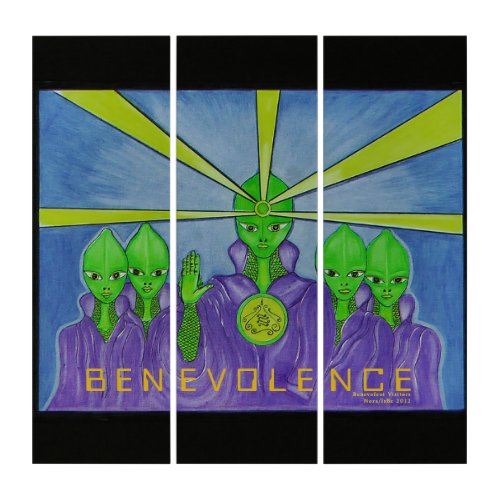 Benevolence Ets Triptych Wall Art