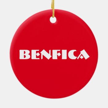 Benfica Circle Ornament by Azorean at Zazzle