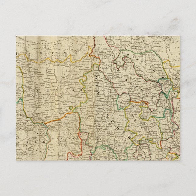 Bengal, Bahar &c north Postcard (Front)