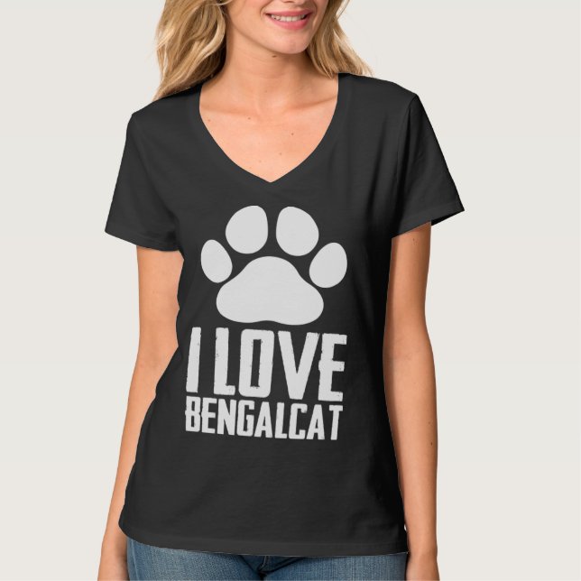 Bengal  Bengal cat  Bengal mom  6 T-Shirt (Front)