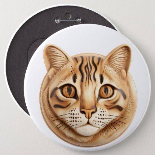 Bengal Cat 3D Inspired Button