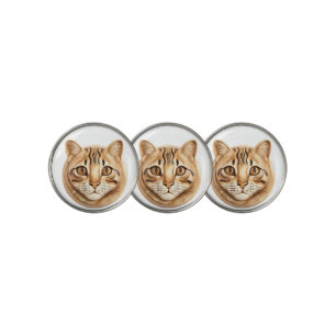 Bengal Cat 3D Inspired Golf Ball Marker