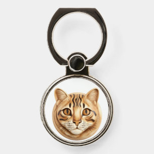 Bengal Cat 3D Inspired Phone Ring Stand