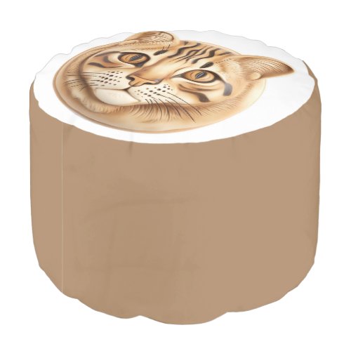 Bengal Cat 3D Inspired Pouf