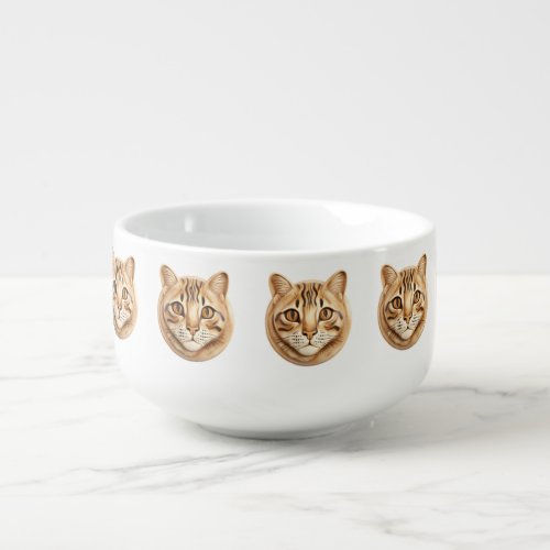 Bengal Cat 3D Inspired Soup Mug