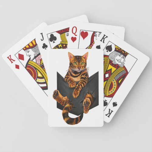 Bengal CatBengal Lover Playing Cards