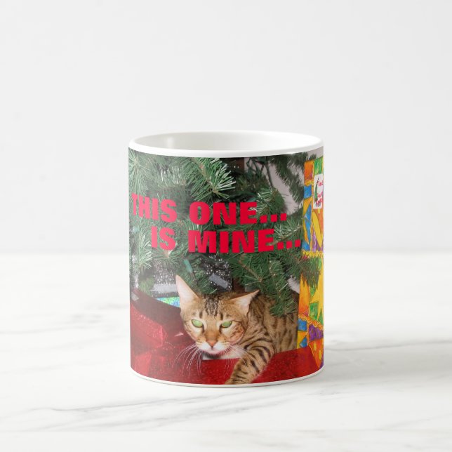 BENGAL CAT CHRISTMAS MUG (Center)
