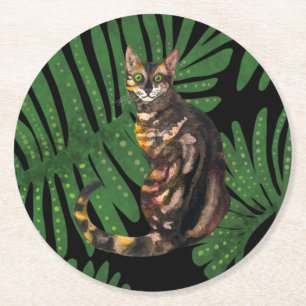 Bengal cat coaster
