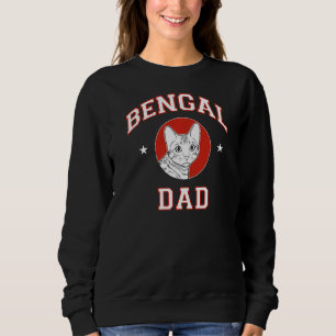 Bengal Cat Dad Sweatshirt