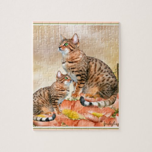 Bengal Cat Gifts Jigsaw Puzzle