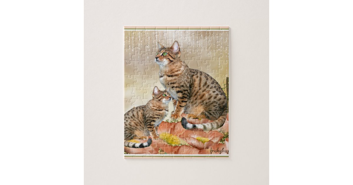 Bengal Cat Gifts Jigsaw Puzzle Zazzle