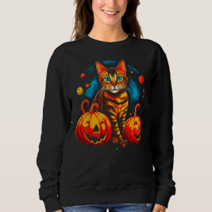 Bengal Cat Halloween Sweatshirt