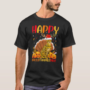 Bengal Cat Happy Bengal Cat Hellothanksmas T-Shirt