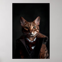 Bengal Cat in a Suit | My Mobster Cat | Funny