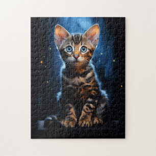 Bengal cat jigsaw puzzle