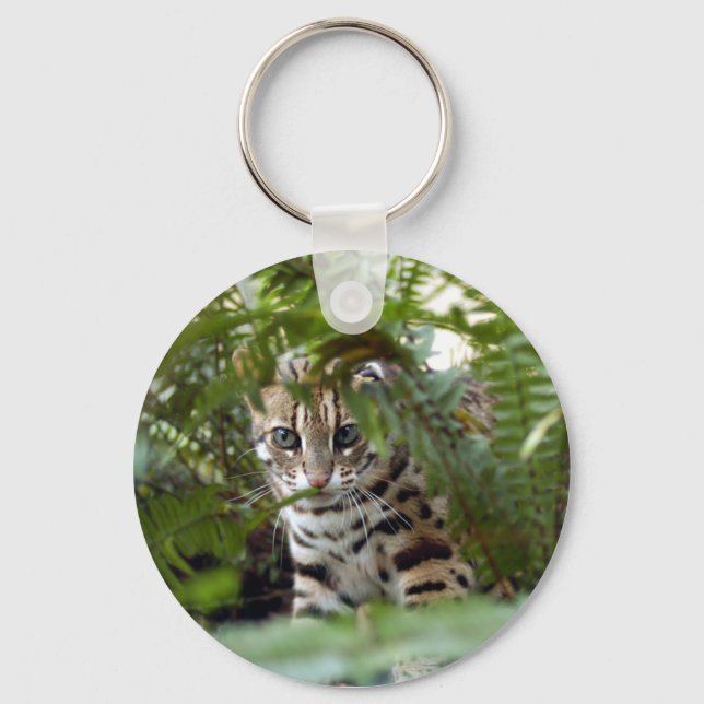 Bengal Cat Keychain (Front)