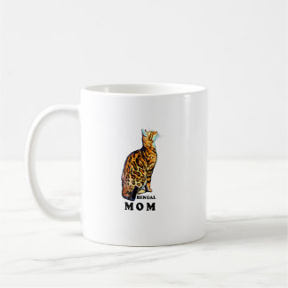 Bengal Cat Mom Shirt Domestic Rosetted Brown Ben Coffee Mug