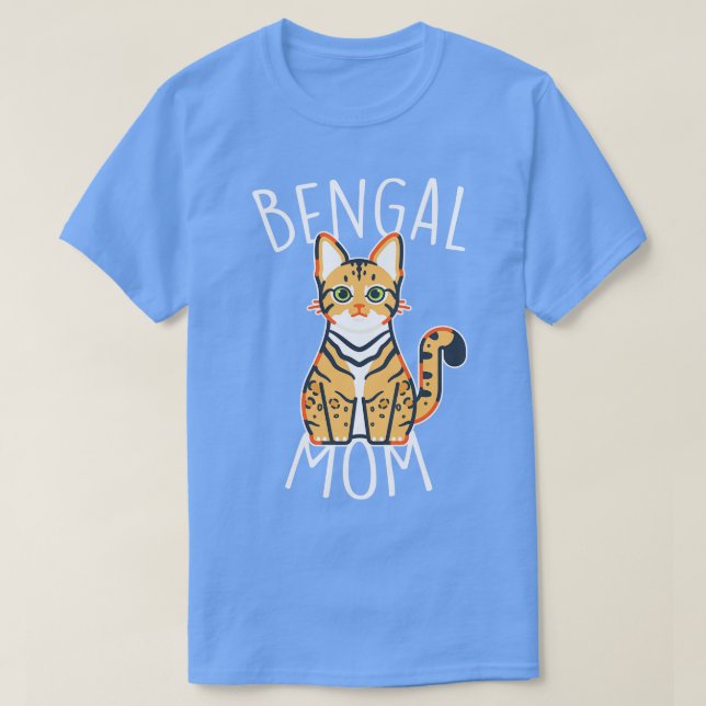Bengal Cat Mom T-Shirt (Design Front)